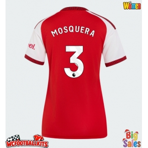 Arsenal Cristhian Mosquera #3 Replica Home Stadium Shirt for Women 2026-27 Short Sleeve